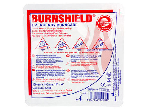 BURNSHIELD DRESSINGS 100MM X 100MM (4