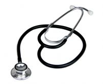 Adult Dual-Head Stethoscope - Black - Eco Medix