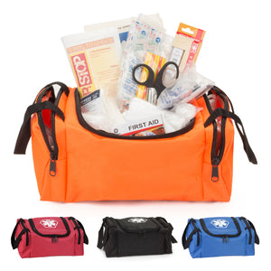 First Aid Kit Fully Stocked with First Aid supplies - Select Color - Eco Medix